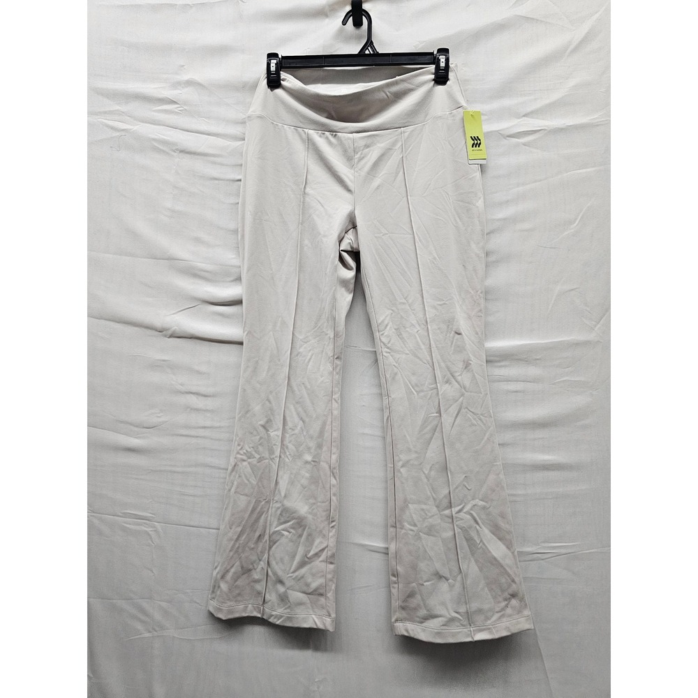 All in Motion Womens High Rise Flare Pants Gray Polyester Athletic Size XXL